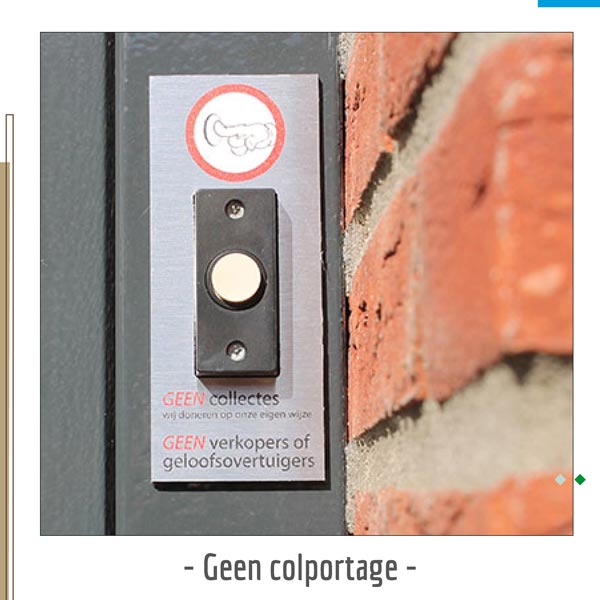 geen colportage