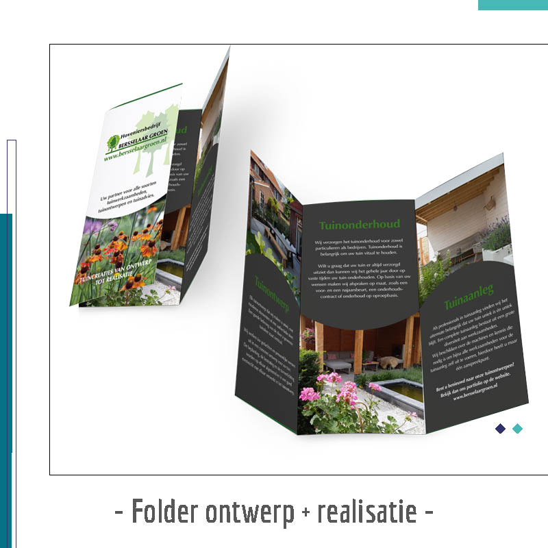 folder ontwerp - reclame uiting creabron