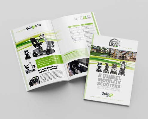 opmaak brochure voor Easymove India